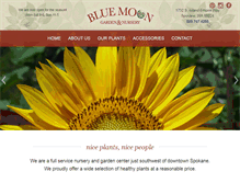Tablet Screenshot of bluemoonplants.com